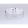 COUVERCLE EN SILICE (QUARTZ) TRANSPARENTE POUR CREUSET
