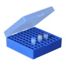 CRYOBOITE EN POLYPROPYLENE 133 x 133 mm HAUTEUR 52 mm, 9 x 9 COMPARTIMENTS PAR 10