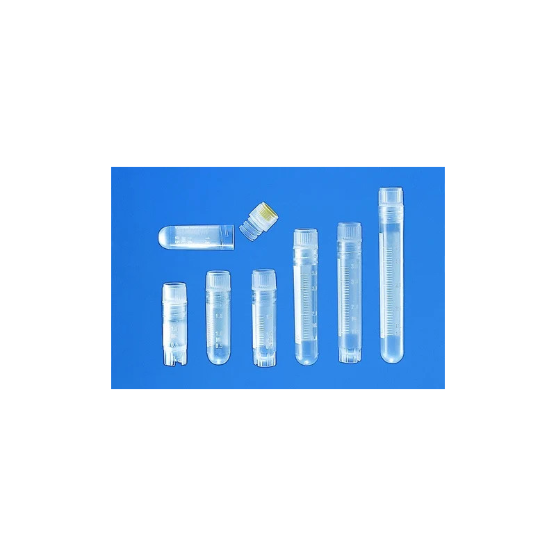 CRYOTUBE EN POLYPROPYLENE STERILE FILETAGE INTERNE FOND ROND, AVEC BOUCHON PAR 1000