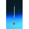 DENSIMETRE EN VERRE, DE PRECISION SUBDIVISION 0,002 g/ml LONGUEUR 300 mm AVEC THERMOMETRE