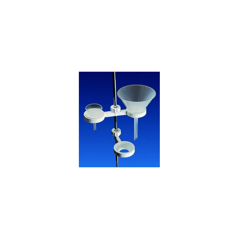 SUPPORT EN POLYPROPYLENE POUR ENTONNOIRS DIAMETRE 25 - 170 mm