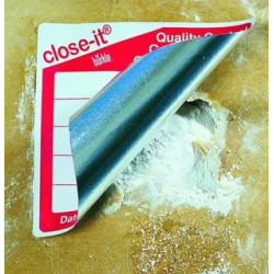 ETIQUETTE AUTOCOLLANTE DE FERMETURE DE SAC CLOSE-IT 95 x 95 mm, ROULEAU DE 500