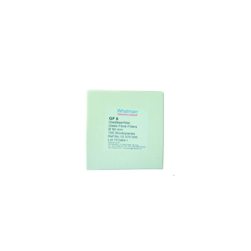 MEMBRANE FILTRANTE EN MICROFIBRE DE VERRE AVEC LIANT, WHATMAN GF8