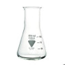 FIOLE ERLENMEYER EN VERRE BOROSILICATE COL LARGE PAR 10