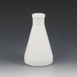 FIOLE ERLENMEYER EN PTFE COL RODE