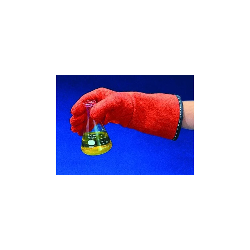 GANTS DE PROTECTION ANTI CHALEUR EN COTON OURLE LONGUEUR TOTALE 1 PAIRE