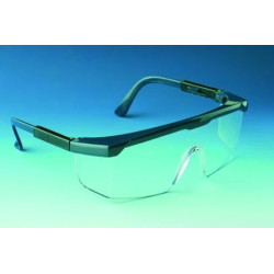 LUNETTES DE SECURITE EKASTU CLAREX NOIR, OCULAIRE INCOLORE
