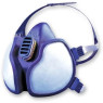 DEMI MASQUE DE PROTECTION ANTI-POUSSIERES/GAZ CHIMIQUES 3M