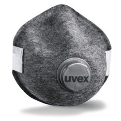 MASQUE DE PROTECTION ANTI-POUSSIERES UVEX SILV-AIR PROFESSIONNEL FORME COQUE AVEC SOUPAPE PAR 15