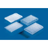 MICROPLAQUE PCR 96 PUITS EN POLYPROPYLENE, BRAND AVEC JUPE, BORD STANDARD, 0,2 ml PAR 50