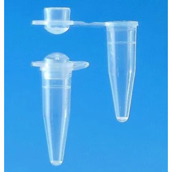 MICROTUBE PCR BRAND 0,2 ml INCOLORE AVEC CAPUCHON BOMBE PAR 1000