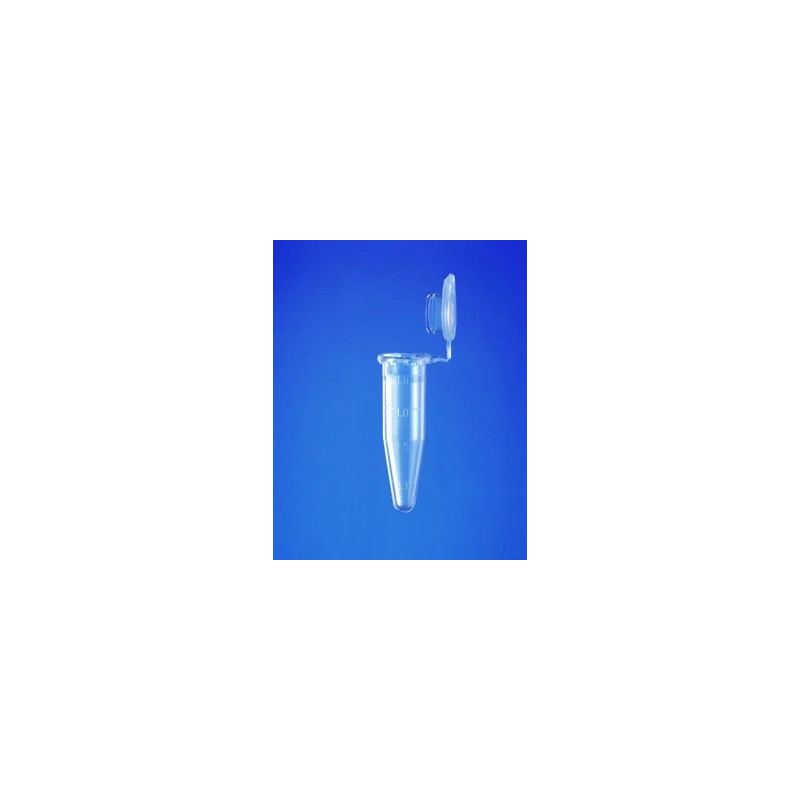 MICROTUBE STANDARD EPPENDORF 3810X 1,5 ml AVEC GRADUATIONS ET CAPUCHON PAR 1000