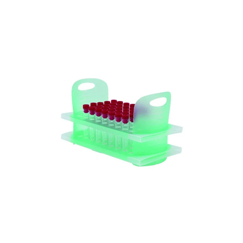 PORTOIR EN POLYPROPYLENE HAUTEUR REGLABLE ORIGAMI POUR TUBES, PAR 5
