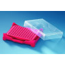 ASSORTIMENT DE 5 COULEURS DE BOITES EN POLYPROPYLENE POUR MICROTUBES ET MICROPLAQUES