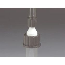 RACCORD REDUCTEUR A VIS EN PTFE, AVEC 2 BOUCHONS EN PPS NOIR ET JOINT