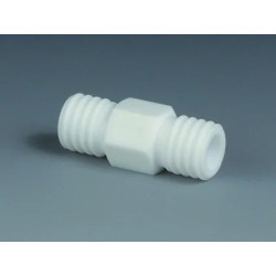 RACCORD A VIS DROIT EN PTFE POUR TUYAU