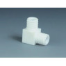 RACCORD A VIS COUDE 90° EN PTFE POUR TUYAU