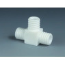 RACCORD A VIS 3 VOIES FORME T EN PTFE POUR TUYAU