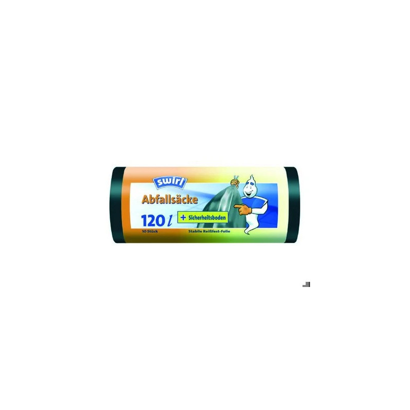 SAC EN POLYETHYLENE NOIR POUR DECHETS 120 litres, 950 x 750 mm PAR 10