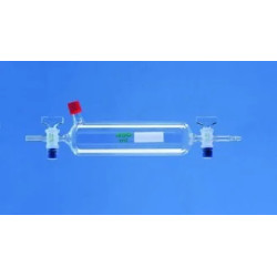 COLLECTEUR DE GAZ EN VERRE DURAN A ROBINET SANS RACCORD LATERAL GL 14