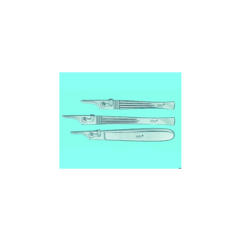 MANCHE DE SCALPEL EN ACIER INOX