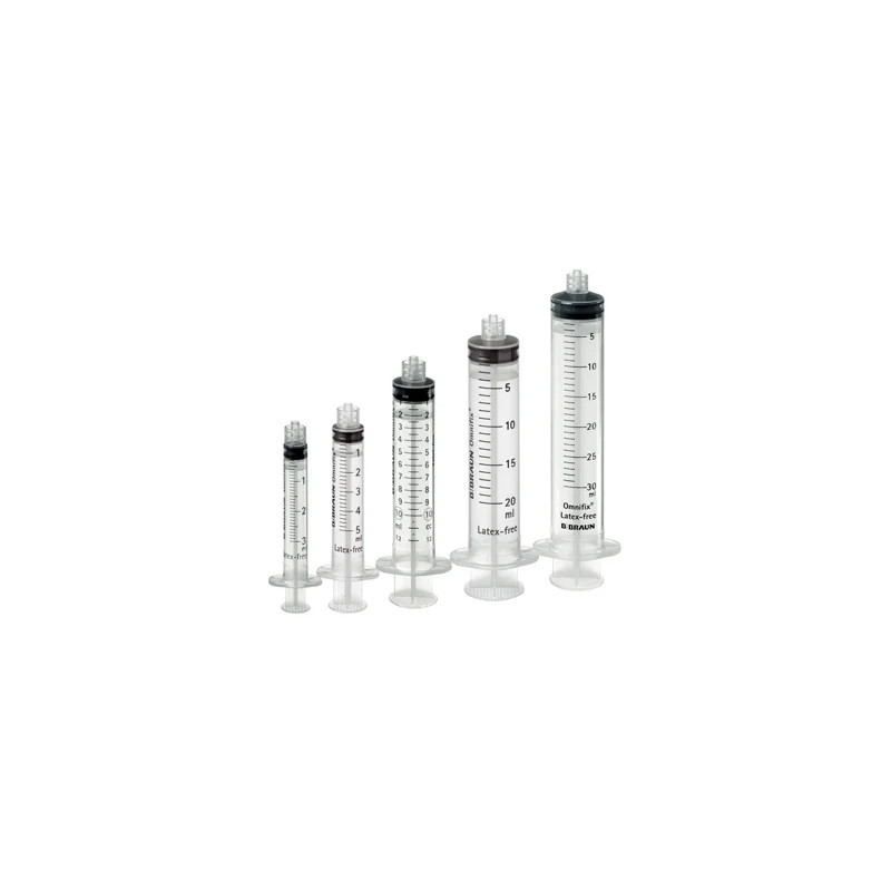 SERINGUE A USAGE UNIQUE OMNIFIX AVEC JOINT (3 PIECES), EMBOUT LUER LOCK PAR 100