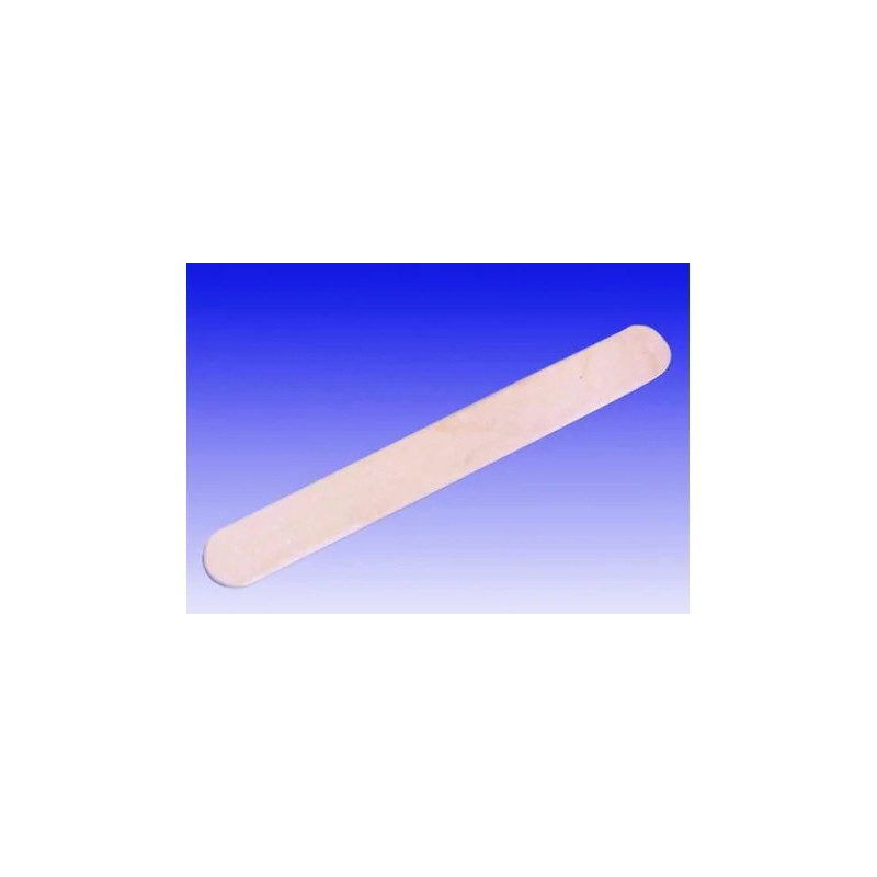 SPATULE ABAISSE-LANGUE EN BOIS LONGUEUR 150 mm PAR 100