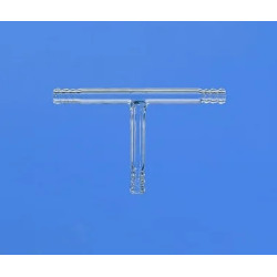 RACCORD CANNELE 3 VOIES FORME T EN VERRE DURAN POUR TUYAU