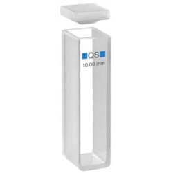 CUVE MACRO EN QUARTZ HERASIL HELLMA 6030-UV TRAJET OPTIQUE 10 mm, SANS COUVERCLE