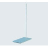 SUPPORT POUR STATIF EN ACIER INOX, FORME RECTANGULAIRE, FILETAGE M10, SANS TIGE