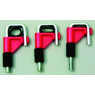 PINCE EN PVDF ROUGE POUR TUYAU SOUPLE STOP-IT