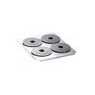COUVERCLE PLAT EN ACIER INOX OUVERTURES POUR BAIN-MARIE JULABO