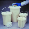 VASE DEWAR FORME CYLINDRIQUE EN POLYETHYLENE AVEC COUVERCLE ET POIGNEE