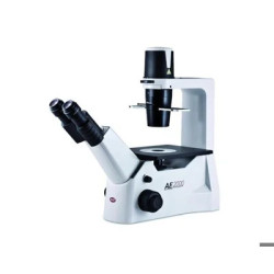 MICROSCOPE INVERSE MOTIC AE 2000, ECLAIRAGE HALOGENE, AVEC 4 OBJECTIFS PLAN : 4X, 10X, 20X, 40X