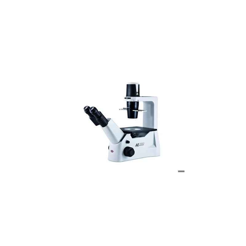 MICROSCOPE INVERSE MOTIC AE 2000, ECLAIRAGE HALOGENE, AVEC 4 OBJECTIFS PLAN : 4X, 10X, 20X, 40X