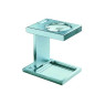 LOUPE COMPTE-FILS EN LAITON CHROME