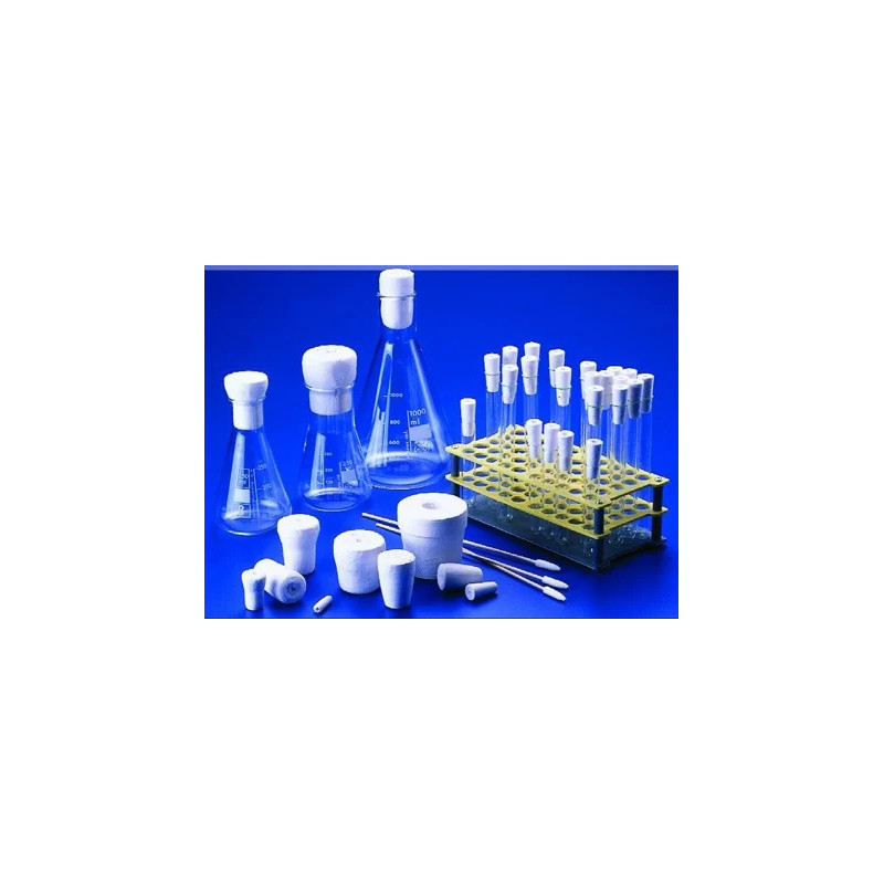 BOUCHON EN OUATE DE CELLULOSE NUMERO 32 STERISTOPPER 31 x 36 x 65 MM PAR 100