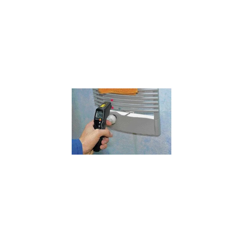 THERMOMETRE INFRA-ROUGE AVEC VISEE LASER TESTO 830, 2 POINTS -30°C A 400 °C