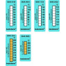 THERMOMETRE RUBAN THERMAX IRREVERSIBLE 8 TEMPERATURES ECHELLE VERTICALE PAR 10