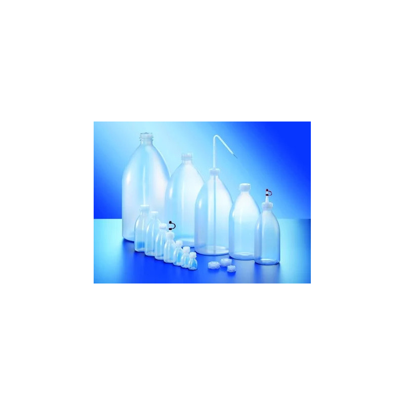 FLACON UNIVERSEL EN POLYETHYLENE INCOLORE A COL ETROIT SANS BOUCHON 10 ml