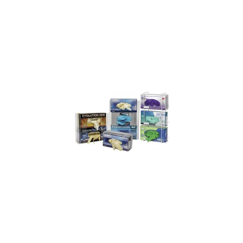 SUPPORT MURAL EN ACIER REVETU EPOXY POUR BOITE DE GANTS