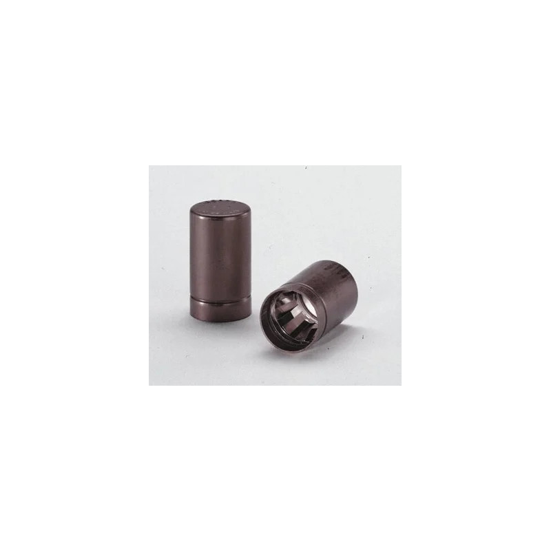BOUCHON EN ALUMINIUM SANS BOUTON POUR COL DIAMETRE 28 - 30 mm PAR 100
