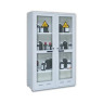 ARMOIRE HAUTE DE SECURITE TRIONYX SERIE 14 , 2 COMPARTIMENTS, 2 x 130 LITRES, 2 PORTES PLEINES , 6 ETAGERES