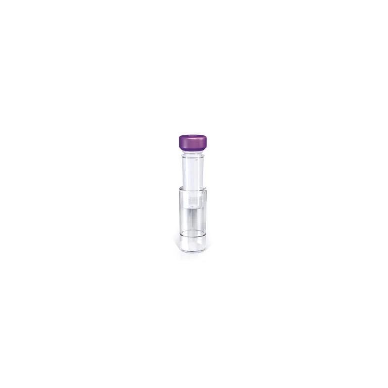 FLACON DE CHROMATOGRAPHIE EN VERRE AVEC FILTRE CELLULOSE REGENEREE WHATMAN MINI-UNIPREP