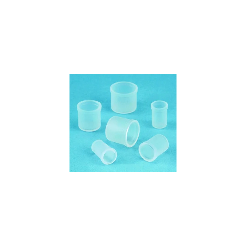 BOUCHON EN SILICONE POUR TUBE A ESSAI DIAMETRE EXTERNE 20 MM 