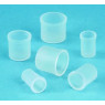 BOUCHON EN SILICONE POUR TUBE A ESSAI DIAMETRE EXTERNE 20 MM 