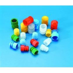 BOUCHON EN POLYETHYLENE VERT POUR TUBE DIAMETRE INTERIEUR 15-17 mm, PAR 100