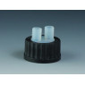 BOUCHON A VIS EN PPS GL 45 AVEC 2 RACCORDS GL14 EN PFA