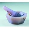MORTIER ET PILON EN AGATE 9 ml DIAMETRE EXT/INT. 50 x 40 mm