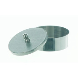CAPSULE A EVAPORATION EN NICKEL 45 ml DIA. 55 x 19 mm AVEC COUVERCLE